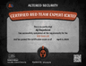 CRTE - Certified Red Team Expert